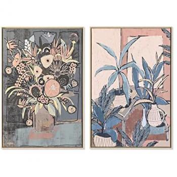 Cuadro Escandinavo DKD Home Decor 84 x 4,5 x 124 cm (2 Unidades)