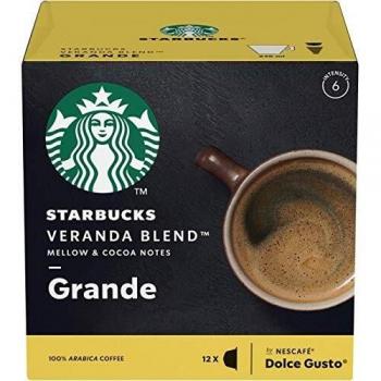 Starbucks - Veranda blend grande 12 servicios compatible con Dolce Gusto