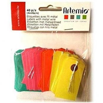 Youdoit Mini Etiquetas Kraft de Color
