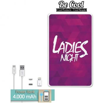Becool® - Batería Externa Power Bank 4000 mah + Gratis 1 cable USB-MicroUsb