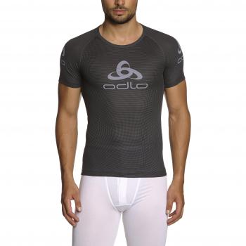 Odlo Sportswear short sleeve crew neck logo line - Camisa de manga corta, con cuello redondo, con logo para hombre