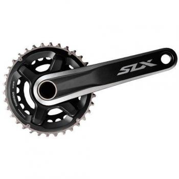 Shimano SLX MTB FC M7000 B de bielas 2 x 11 velocidades, 34 – 24 Z. Outboard Negro y manivela Longitud 170 mm 2017 Manivela