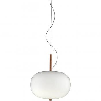 Ilargi Cristal Colgante LED Ópalo 50 cm Ø 32cm