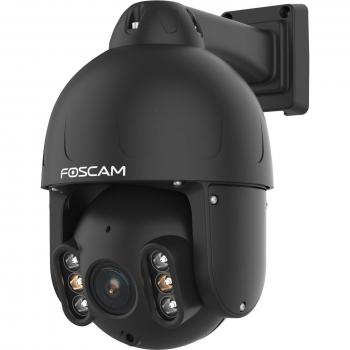 Cámara IP de Seguridad Foscam SD8EP/B Negra 4K UHD Exterior con Detección de Movimiento, Zoom Óptico x4 y Visión Nocturna hasta 50m