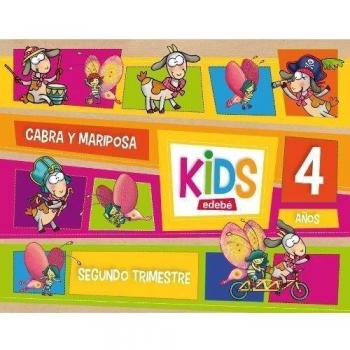 KIDS EDEBE 4 AÑOS SEGUNDO TRIMESTRE - 9788468309781