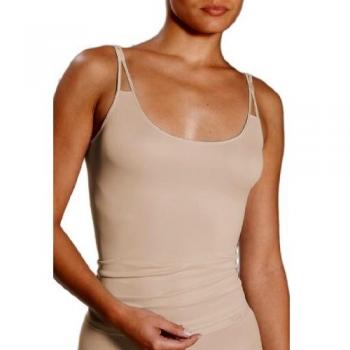 Mey Emotion Women's Spaghetti Strap Top, White, Size 36, Slim Fit, Fine Rib