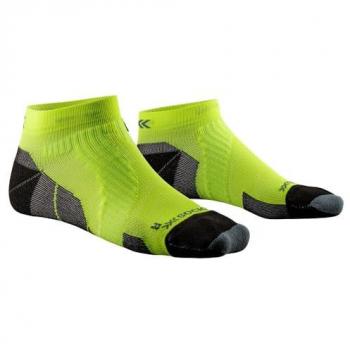 X-Socks Calcetines Run Perform Low Cut Unisex adulto Fluo Yellow/Opal Black 42-44