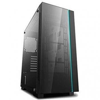 DeepCool MATREXX 55 V3 - Carcasa Compatible con E-ATX, Placa Base o Control de Botones para sincronizar Dispositivos RGB de 12 V con Cristal Templado de 4 mm de Grosor
