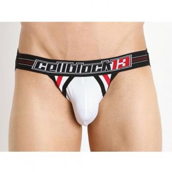 Timoteo SUSPENSORIO de tamaño mediano negro CellBlock 13 canoa
