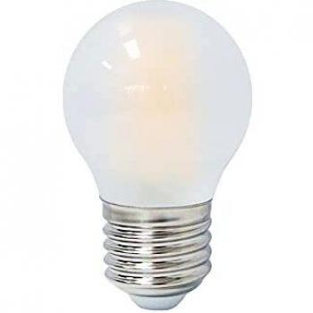 Garza ® - Bombillas Led de Filamento Opal Decorativa Esférica, Luz Fria 5000K, Casquillo E27, 4W 470 lúmenes