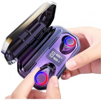 Auriculares Inalámbricos Bluetooth Deportivos con Micrófono, Impermeables, Control Táctil y Música para Teléfono