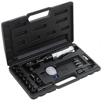vidaXL Kit Llave Carraca Neumática 1/2 16 Piezas Trinquete Vasos Herramienta
