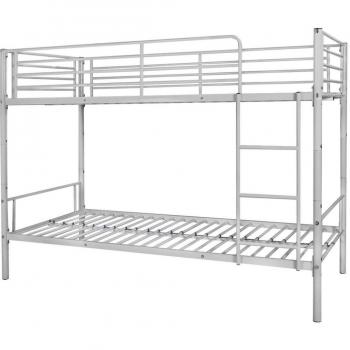 Marco de la cama de los niños dormir bedrrom doble 2 personas 200 x 90 cm, metal), color blanco