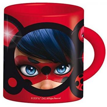 CYP Imports MG-03-LB Taza microondas, diseño Lady Bug Miraculous, Rojo, 0 Inches