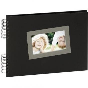 Ãlbum De Fotos ContemporÃ¡neo Tais Tradicional 34X24 Cm 40 PÃ¡ginas Negro