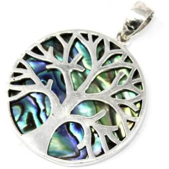 Colgante de Plata Árbol de la Vida 30mm - Abulón