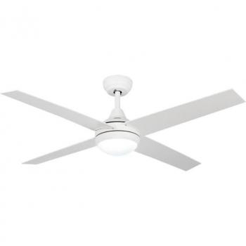 Ventilador de Techo LED 18W Blanco con Motor DC y Mando a Distancia, 3000+4000+6000 K