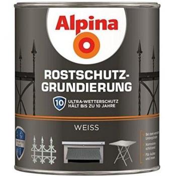 Alpina de protección contra la oxidación Imprimación Blanco 750 ML para interior y exterior
