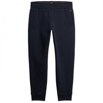 Pantalones Deportivos Superdry Essential Logo Azul Marino 2XL, Casual, Deportivo, Algodón, Multideporte, Sostenible