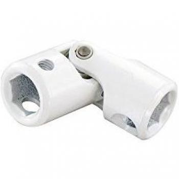 Junta de palanca Vynex para persiana enrollable 6 hex / 10mm blanca - Acero zincado