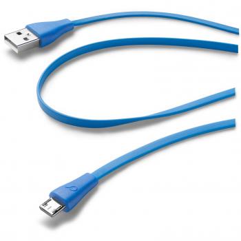 Cable USB 2.0 A a Micro-USB B de 1 m - Azul
