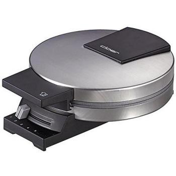 Cloer 189 Gofrera Eléctrica, 930 W, para 1 Barquillo, Color Negro y Acero Inoxidable