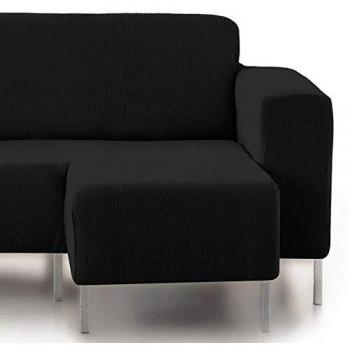 Eiffel Textile Protector Rústica Funda Elástica Brazo, Negro, chaise longue corto derecha