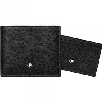 Montblanc - Conjunto de Monedero y Funda de Piel