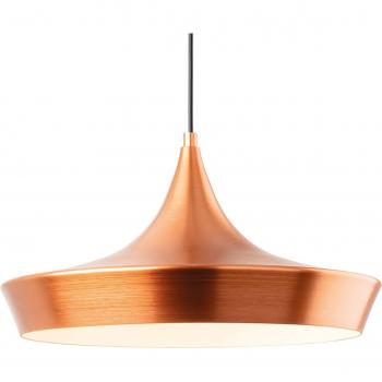 Colgante Leo Cobre cepillado 1 bombilla 22cm