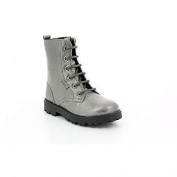 Kickers Growupp - Botón para niña, Gris