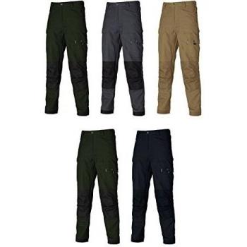Dickies Pantalones de trabajo ropa de trabajo de Eisenhower Multi Pocket pantalones, rodilleras Inserta gris gris 42W x 34L