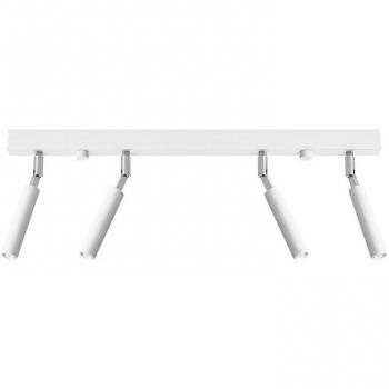 Aplique de Techo LEDBOX EYETECH 4 Blanco, G9, Acero, Iluminación Interior, Lámpara Colgante, 4 Bombillas, 20cm