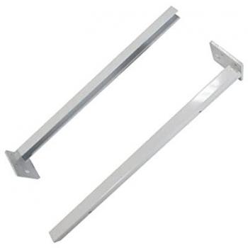 Juego de 2 Soportes Metálicos para Estanterías de 40 cm
