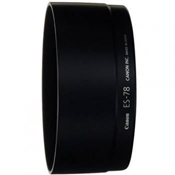 Canon ES-78 - Parasol para Objetivos Canon EF, Negro