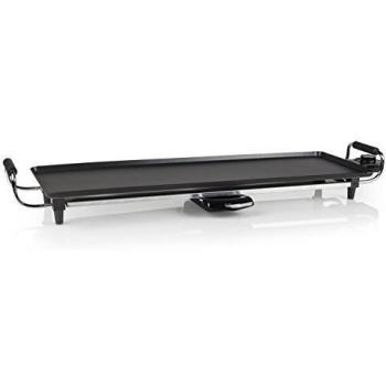 Tristar BP-2970 – Plancha de asar con recubrimiento antiadherente, 1800 W, negro, superficie para cocinar 70 x 23 cm