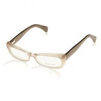 Alexander McQueen Women's Beige Acetate Glasses Frame AMQ 4203_K6M (52 mm)