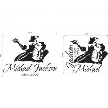 iisport Pegatinas de pared Europa Wall sticker Jackson baile etiqueta