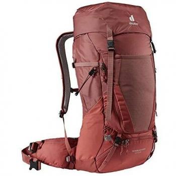 Deuter Futura Air Trek 10 SL Mochila de Trekking, Mujer, Redwood-Lava, 45+10 L