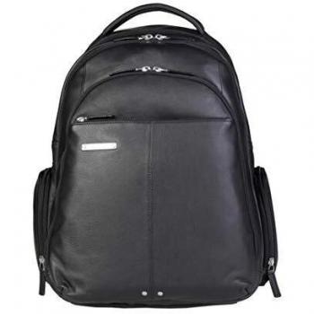 Leather Laptop Backpack Piquadro 15.0 Piquadro Nero
