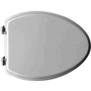 Asiento de inodoro Dolomite Vaso Dahlia Forma 4 Blanco con bisagras ajustables