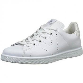 Victoria Leather Glitter Back Sneakers for Women