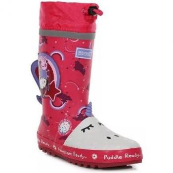 Regatta Children's Unicorn Peppa Pig Wellington Boots - Winterberry, Size UK 7 Infant