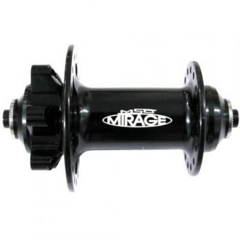 MSC Bikes MSC Mirage.32R. 9 X 100 mm - Buje Delantero para Disco de Ciclismo, Color Negro