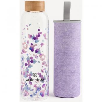 Waterdrop Glass Edition Boost 600 ml - Glass Water Bottle