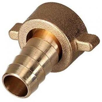 Conector de Latón - Rosca Hembra 3/4 - Manguera 5/8