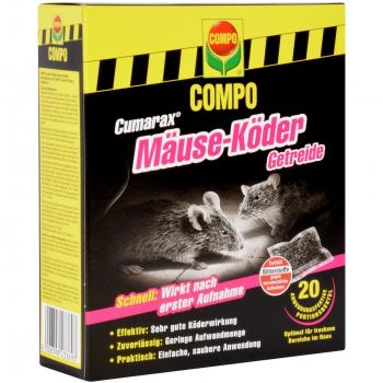 Cereal de Cebo para Ratones COMPO Cumarax® - 200 g