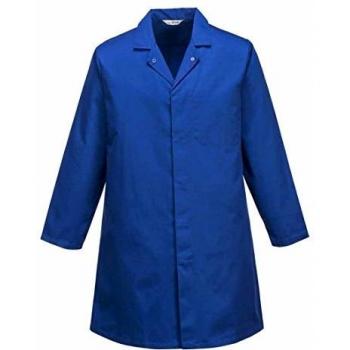 Abrigo Alimentario para Hombre con Un Bolsillo Azul Real 2XL