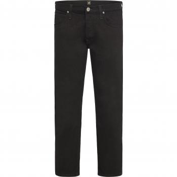 Lee Jeans Daren Zip Fly Regular Straight Fit Clean Black - Men's Straight Leg Jeans