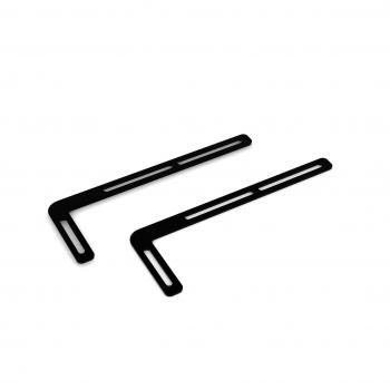 Vogel's Soporte universal para barra de sonido SOUND 1250 para montar debajo de la TV, Adecuado para barras de sonido de hasta 20 kg, Negro