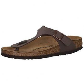 Birkenstock Gizeh Taupe Birko-Flor Sandals for Men, Size 45
